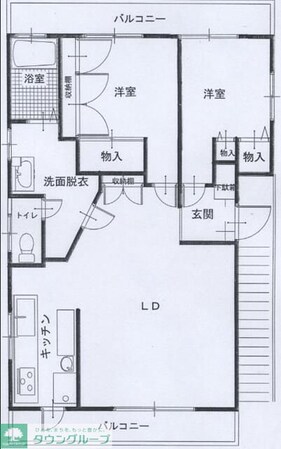 パインヒルの物件間取画像